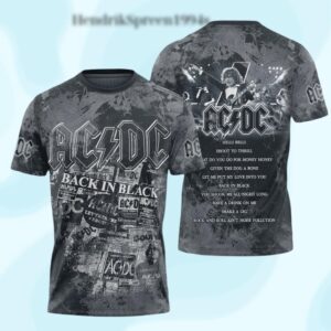 AC-DC Power Up 2025 3D Shirt, Pwr Up Tour Shirt, Music Lover Shirt, Rock Music Shirt, Music Lover Shirt For Men, AC-DC Gift Fan