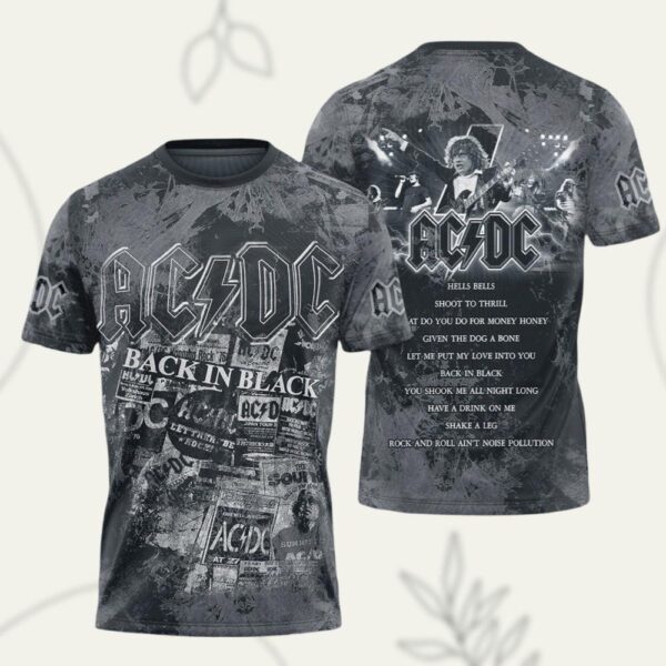AC-DC Power Up 2025 3D Shirt, Pwr Up Tour Shirt, Music Lover Shirt, Rock Music Shirt, Music Lover Shirt For Men, AC-DC Gift Fan