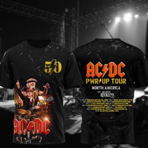 AC-DC Power Up 2025 Tshirt, Music Lover Shirt Men, The Evolution Of Rock Unisex Tee, Rock Music Tshirt, Retro Rock Music Band Tee, Gift