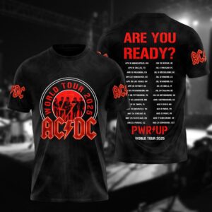 AC-DC Band Tshirt, The Evolution Of Rock Unisex Tee, Rock Love Fan Gift, Music World Tour 2025 Shirt, AC-DC Love Tee Shirt, Gift For Fan