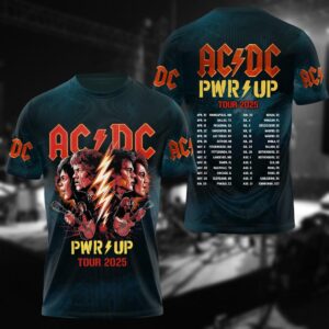 AC-DC Pwr Up Shirt For Fan, The Evolution Of Rock Unisex Tee, World Tour AC-DC Tshirt, AC-DC Love Fan Gift, Festival Rock Tee, Gift For Fa