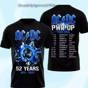 Years Tour 2025 Concert Tee, Rock Music Tour Shirt, Gift for Him T-Shirt