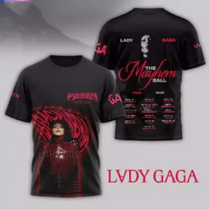 Ld ga The Mayhem Ball Tour 2025 3D T-Shirt Licensed Gift For Fan