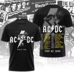 AC-DC POWER UP TOUR 2025 LIMITED EDITION UNISEX TSHIRT Gift Rock Band Lover Shirt