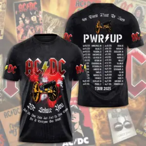 AC-DC POWER UP TOUR 2025 LIMITED EDITION UNISEX T-SHIRT Gift Fan shirt- Rock Band