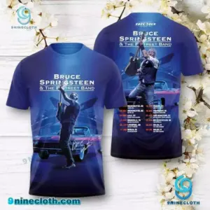 Bruce Springsteen And The E Street Band 2025 Tour 3D T-shirt S-5XL Unisex