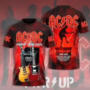 AC-DC Power Up 2025 Tshirt, AC-DC Band Unisex Shirt, Pwr Up Tour Gift For Fan Gift