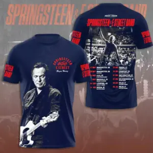 Bruce Springsteen And The E Street Band 2025 Tour 3D  T-shirt S-5XL