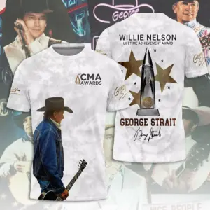 GS King Of Country Music 3D T-shirt 2025 Tour Licensed Design Gifts