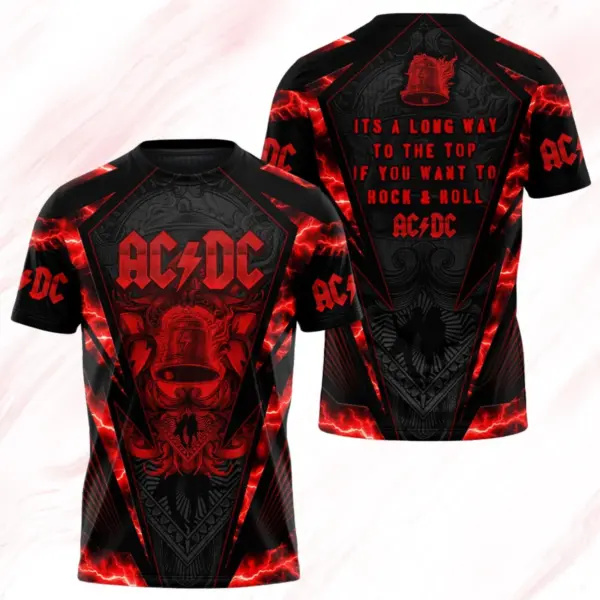 AC-DC Band Tour 2025 Shirt  Music Lover Shirt For Men  Rock Music Fan Gift  Band