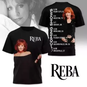Hot! Reba upcoming shows 2025 tour T-shirt all size Gift Men Women Mom Fan