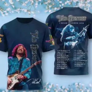 Tab Benoit I Hear Thunder Tour 2025 AOP 3D T-shirt