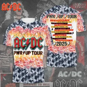 AC-DC POWER UP TOUR 2025 LIMITED EDITION UNISEX TSHIRT Gift Rock Band Fan Apparel
