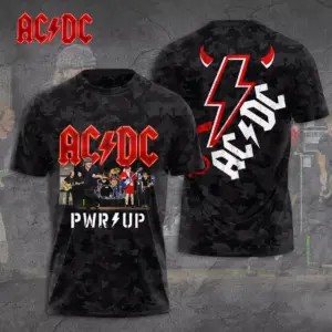 AC-DC POWER UP TOUR 2025 LIMITED EDITION UNISEX TSHIRT Gift Rock Band Fan Apparel