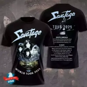 Savatage World Tour 2025 AOP 3D T-shirt