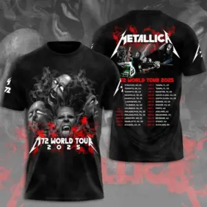 Metallica M72 World Tour 2025 Limited Edition Unisex T Shirt All Size S-5XL