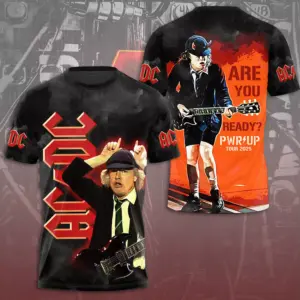 AC-DC POWER UP TOUR 2025 LIMITED EDITION UNISEX TSHIRT Rock Band Fan Apparel Gift