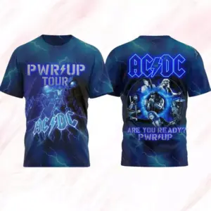 AC-DC Pwr Up 2025 T shirt, Are You Ready Pwr Up Unisex Shirt, Rock Music Lover