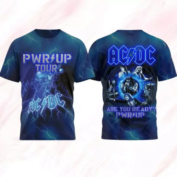 AC-DC Pwr Up 2025 T shirt, Are You Ready Pwr Up Unisex Shirt, Rock Music Lover