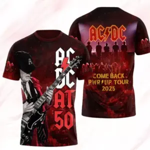 AC-DC Music Lover Shirt For Men, Highway to Hell 79 Tshirt, Tour 2025 Tee, Gift F