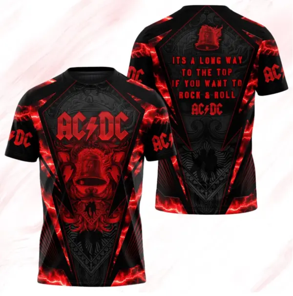 AC-DC Band Tour2025 Shirt, Music Lover Shirt For Men, Rock Music Fan Gift