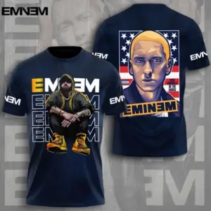 Hot Eminem 3D T-Shirt Best Gift for Music Lovers, Tour 2025 Special
