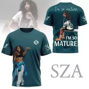 SZA Lana 3D t-shirt I'm so mature! tour 2025