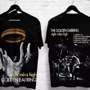 Golden Earring Eight Miles High Album Cover AOP 3D T-shirt Gift for Men Women