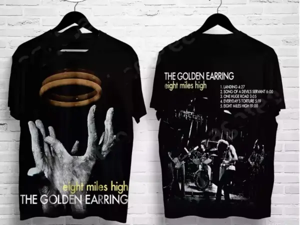 Golden Earring Eight Miles High Album Cover AOP 3D T-shirt Gift for Men Women