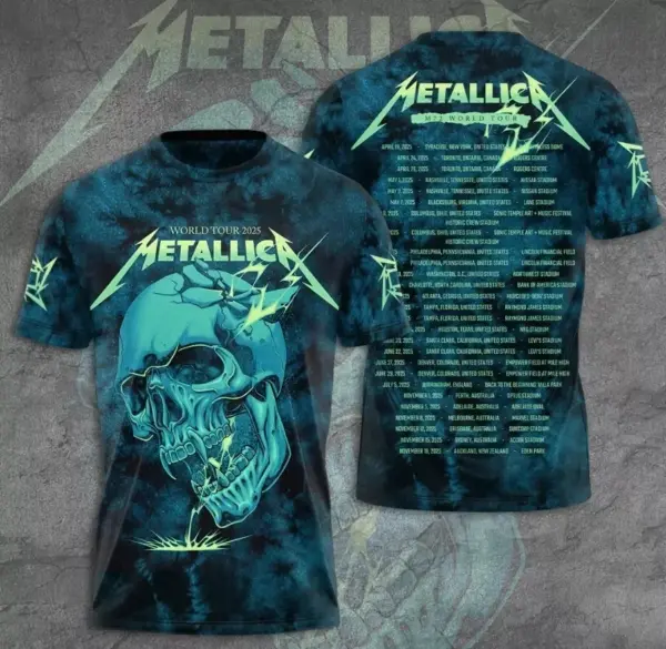 Metallica M72 World Tour 2025 Limited Edition Unisex T Shirt All Size S-5XL