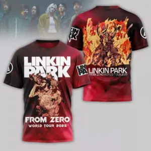 Linkin Park From Zero World Tour 2025 3D T-Shirt