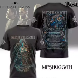 Meshuggah – Cannibal Corpse North American Tour 2025 3D T-Shirt AOP Tee