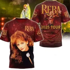 Reba 2025 tour ! hot T-shirt all size Gift Men Women Mom