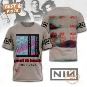 Nine Inch Nails Peel It Back Tour 2025 Limited Edition T-Shirt