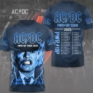 AC-DC Rock Music Band Unisex Tee, Rock Music Band Fan Gift, Band Tour 2025 Shirt,