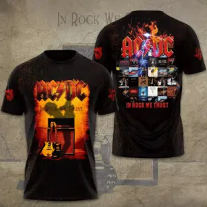 AC-DC POWER UP TOUR 2025 LIMITED EDITION UNISEX TSHIRT Gift Rock Band Lover Shirt