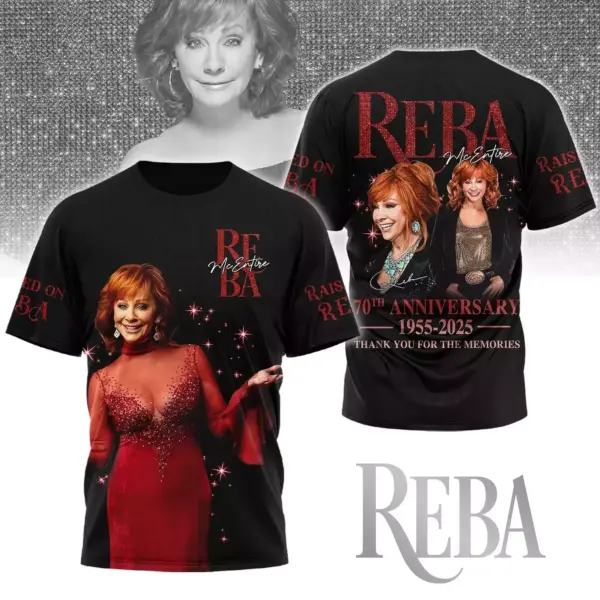 Reba 70th anniversary 2025 tour ! hot T-shirt all size Gift Men Women Mom