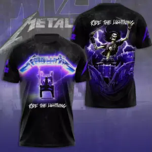 Metalica M72 World Tour Date 2025 3D Shirt S-5XL Gift Fan Men Women