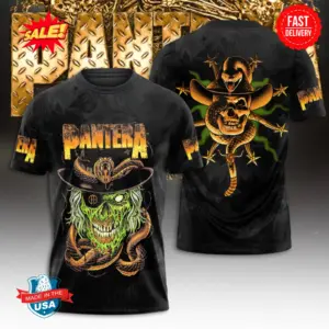 Pan 2025 Live Tour 3D Tee – Bold Design for Rock Music Lovers