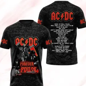 AC-DC Pwr Up Tour Gift For Fan  Music World Tour 2025 Shirt  Highway to Hell