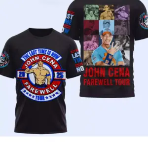 SALE Jo Cen Farewell Tour 2025 Indianapolis T-Shirt Royal Blue Shirt AOP Tee