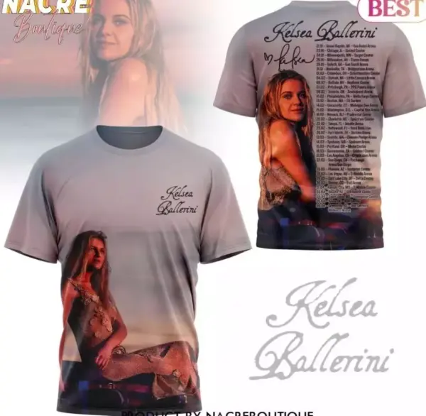 Kelsea Ballerini 2025 Tour 3D T-Shirt