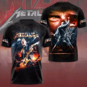 Metalica M72 World Tour Date 2025 3D Shirt S-5XL Gift Fan Men Women
