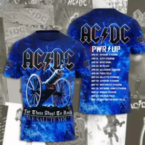POWER UP TOUR 2025 LIMITED EDITION UNISEX T-SHIRT Gift T - shirt rock Band