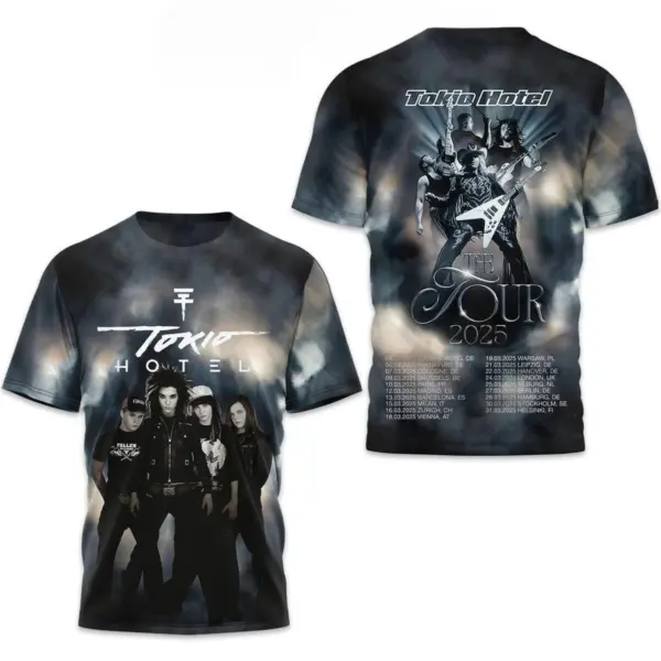 Tokio Hotel The Tour 2025 Hoodie T Shirt