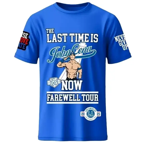 SALE! Jo Cen Last Time is Now 2025 T-Shirt , AOP Blue T-Shirt, Sz S-5XL Gift