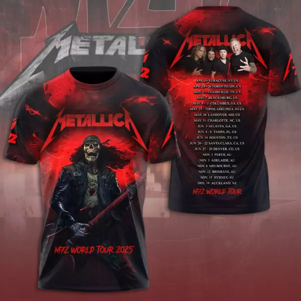 MET M72 World Tour 2025 Band 3D Shirt S-5XL