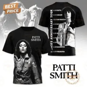 Patti Smith Horses Anniversary Tour 2025 T-Shirt