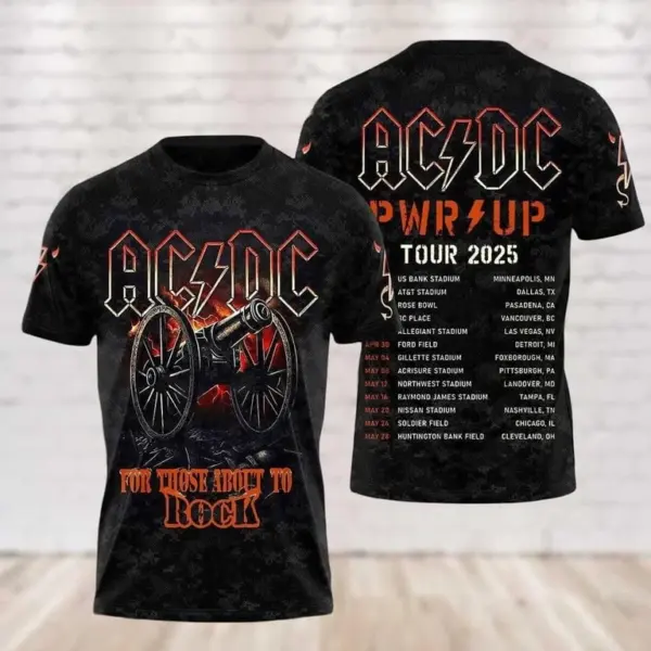 AC-DC Power Up 2025 Tour Shirt Rock Band Music Sweatshirt Gift,