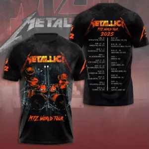 MET M72 World Tour 2025 Band 3D Shirt S-5XL